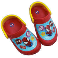 【菲斯質感生活購物】台灣製蜘蛛人電燈涼鞋-紅色 台灣製 蜘蛛人 男童鞋 涼鞋 拖鞋 MIT 布希鞋