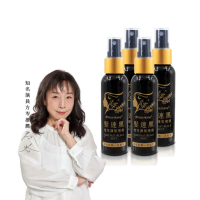 【PureHome】髮速黑植萃護髮噴霧60mlx4入組(遮白髮 黑髮素 白髮染 白髮補色 非化學染髮劑 漸進式黑