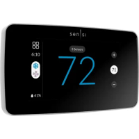 Sensi touch 2 smart thermostat with touchscreen color display, programmable, Wi-Fi, data privacy, mobile app, easy DIY, works wi