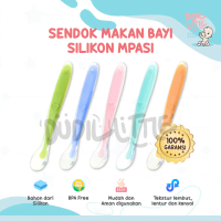 Sendok Makan Silikon Bayi Mpasi Usia 6 - 24 Bulan Bayi Baru Lahir Peralatan makan