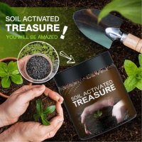 100/200g Soil Activated Treasure Soil Activators Potting Soil Seedling Compost for Garden Plant Rooting Landscaping