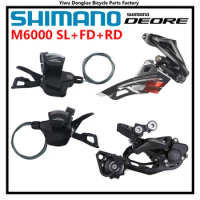 Shimano Deore M6000 10s Groupset Including Shifters Rear Derailleur And Front Derailleur For MTB Mountain Bike Original Shimano