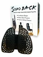 【公司貨】台灣製 SOHO BACK 舒活透氣雙背墊 安能背克 靠背墊 靠墊 椅靠 靠腰墊 汽車靠墊 輪椅靠墊