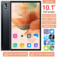 Android 11 ZK10 Tablet PC 10.1 Inches HD Screen RAM:6/8/12GB-ROM:128/256/512GB With Keyboard Support Double Card Global Version