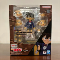 Cartoon Original Detective Conan Edogawa Conan's Solution Movable Anime Action Figure Model Garage Kit Peripheral Children Gifts