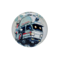 TINY TOYS - 香港重機 透明圓形磁石粒 - 救護車 1pc