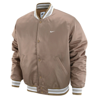 【NIKE 耐吉】外套 男款 運動外套 夾克 AS M NK AU SATIN DUGOUT JKT 卡其 DX0659-247