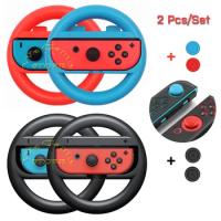 Nintend Switch Handle Grip Nintendoswitch Joycon Controller Racing Steering Wheels Nitendo Holder Bracket for Nintendo Switch