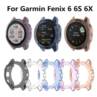 Pelindung Bumper Case Untuk Garmin Fenix 5 / 5S / 5X / 6 / 6S / 6X Soft TPU Protective Case