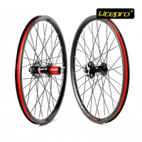 Litepro K-Fun Disc Brake Wheel Set 20 Inch 406 32H Folding Bike Refiting Bicycle Parts 100/135mm
