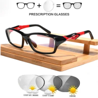 Vazrobe Photochromic Myopia Glasses Male Women -100 -600 Transition Eyeglasses Safety Goggles Driving Sport Basketball Football