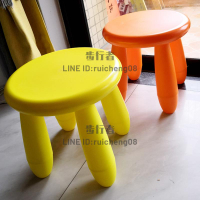 兒童凳塑料小凳子彩色小圓凳幼兒園凳子【步行者戶外生活館】