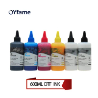 OYfame 600ml DTF ink DTF Powder DTF Printer For Directly printer film ink For Epson L805 L1800 R1390 DX5 I3200 DTF Printer