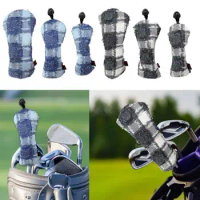 Golf Club Head Cover Golf Cue Protect Case Fleece Lined Golf Wood Headcover Golf Club Protectors Golf Headcovers Golf Accessory
