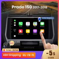 AWESAFE PX9 For Toyota Land Cruiser Prado 150 2017-2018Car Radio Multimedia Navigation 2 din Android 2din Autoradio CarPlay