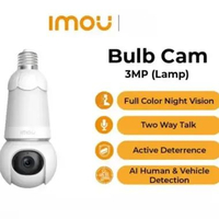 Imou Bulb IP Camera Bohlam Kamera CCTV Panoramic QHD IPCam WIFI 360 Degree 3MP