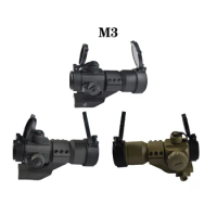 M3 hunting rifle scope tactical optical sight scope red dot for outdoor hiking hunting telescopic sights