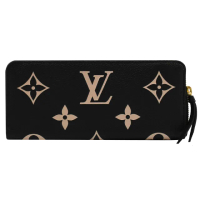 【Louis Vuitton 路易威登】LV M82338 新版經典小牛皮壓花窄版拉鍊零錢長夾(現貨)