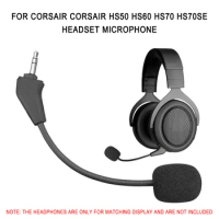 Replacement 3.5mm Game Mic Microphone For Corsair HS50 HS60 HS70 Gaming Headset Headphones Microphone For Corsair HS70 SE Newest