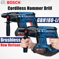 Bosch Professional Brushless Hammer drill Rotary Hammer Rechargeable18V Cordless Perforator GBH180 Multifunctional Power Tools