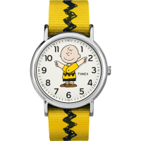 TIMEX 天美時 x SNOOPY 限量聯名系列查理布朗手錶(黃 TXTW2R41100)