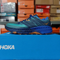 SEPATU LARI PRIA TRAIL HOKA ONE ONE SPEEDGOAT 4 ATLANTIS ORIGINAL