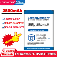 LOSONCOER 2800mAh NBL-46A2300 Battery For Neffos C7A TP705A TP705C Battery in stock