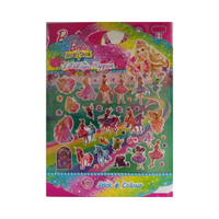 3D & Crystal Sticker Fun Book (คละแบบ Barbie , My little pony , Disney Princess )