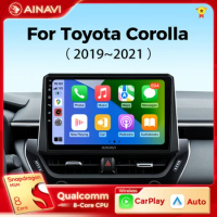Ainavi Multimedia Player For Toyota Corolla 12 Cross 2019-2022 Carplay Android Auto Car Radio Stereo 4G Wifi GPS DSP 48EQ 2 Din