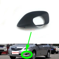 For Toyota Vios 2008 ~ 2013 Foglights Cover Car Fog Lamp Vent Base auto styling Front Bumper Driving Fog Light Support