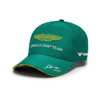 Aston Martin Aramco F1 2024 Fernando Alonso Team Cap - Green Sun Hat