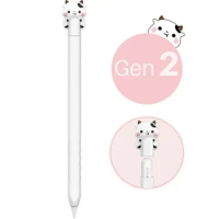 Cartoon Animal Series Capacitive Pencil Silicone Case for Apple Pencil 2nd Silicone Stylus Cover For Apple Pencil 2nd Generation