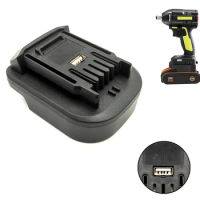 Battery Adapter Converter for Worx 4Pin Orange To Worx 5 Pin Green 20V Li-ion Battery Adapter Replacement Power Tool Use