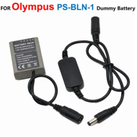 PS-BLN1 BLN-1 BLN1 Dummy Battery DC Coupler+12V-24V Step-Down Cable 8V For Olympus Digital Camera OM-D E-M5 II 2 E-M1 PEN E-P5
