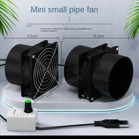 USB Adjustable Speed Mini Solder Smoke Absorber ESD Fume Extractor Fan Pipe Duct Exhuast Fan with 1M Pipe Tub Ventilation Fan