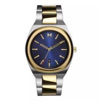 MVMT Jam Tangan Pria MVMT Odyssey II 28000357-D Men Blue Dial Dual Tone Stainless Steel Strap
