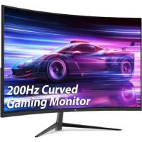 27-inch Curved Gaming Monitor 16:9 1920x1080 200/144Hz 1ms Frameless LED Gaming Monitor, UG27 AMD Freesync Premium