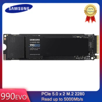 NEW SAMSUNG 990 EVO SSD NAND 1TB 2TB 4TB PCIe 5.0 x2 M.2 2280 Read up to 5,000MB/s Upgrade Storage for PC Laptops HMB Technology