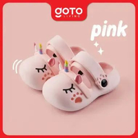 Goto Chao Sandal Selop Anak Perempuan Lucu Anti Slip Tali Karakter 20/21 PINK
