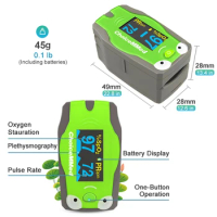 ChoiceMMed Children Finger Pulse Oximeter Blood Oxygen Saturation Monitor Pulse Rate Meter Pulse Oxiometer OLED Oximetro de dedo