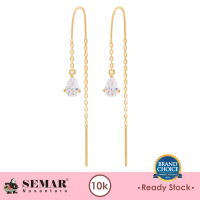 Anting Emas Slundup Ayana Pear Shape Gold 10K Semar Nusantara