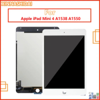 Tested Display For Apple iPad Mini 4 Touch Screen Panel Assembly Replacement For iPad mini 4 A1538 A1550 LCD Digitzer