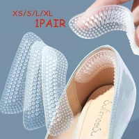 Heels Grips Non-Slip Inserts Upgrade Silicone Heel Stickers Pads Women Men Anti Slip Heel Cushions Foot Heel Care Protector