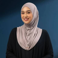 Lozy Hijab - Lucia Instan Sport (Hijab Instan Olahraga Bahan Jersey dan Rayon) Tea Rose