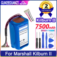 GUKEEDIANZI Battery 7500mAh For Marshall Kilburn II 2 C196A1 7252-XML-SP Bluetooth Speaker with 7-wire Plug Batteries