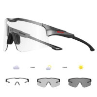 SCVCN Photochromic Bike Sunglasses Cycling Glasses UV400 Running Sports Bicycle Eyewear Goggles Outdoor MTB Sunglasses Eyepieces