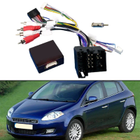 Penyesuai kabel kereta 16 pin dengan kotak dekoder CAN Bus untuk Fiat Doblo (2007–2013) dan 500L (20