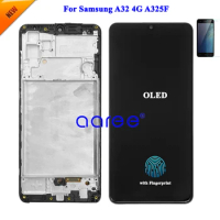 AMOMLED OLED LCD For Samsung A32 LCD A325F lcd For Samsung A32 4G A325F LCD Screen Touch Digitizer Assembly