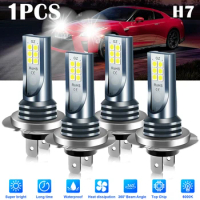 1-20PCS H7 LED Car Headlight Bulb Car Fog Light Bulbs 12V 24V Auto Fog Lamp 6000K Waterproof Super Bright Vehicle Accessory
