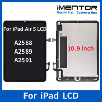 1 Piece Original 10.9" LCD For iPad 5th Gen Air5 2022 A2588 A2589 A2591 Display Touch Screen Digitizer Assembly Replacement